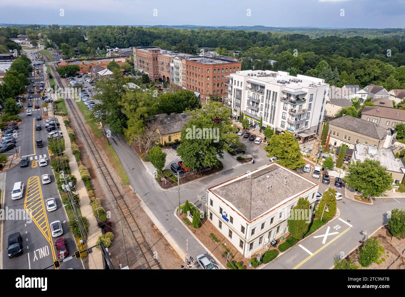 Downtown Woodstock, Georgia Stock Photo - Alamy