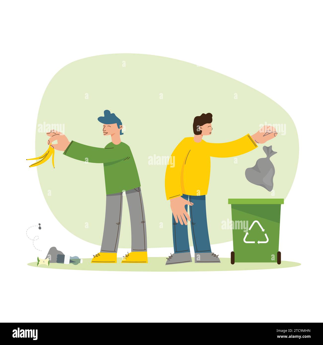 Disregard for the environment Stock Vector Images Alamy