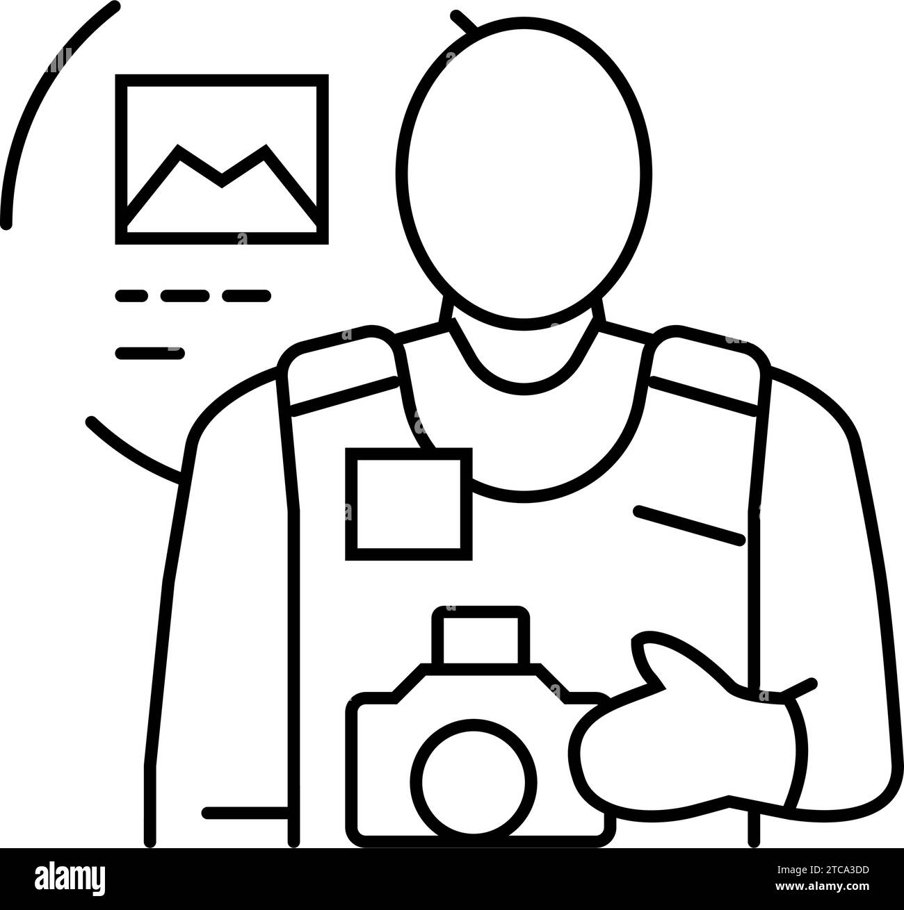 Photojournalist news media icon hi-res stock photography and images - Alamy