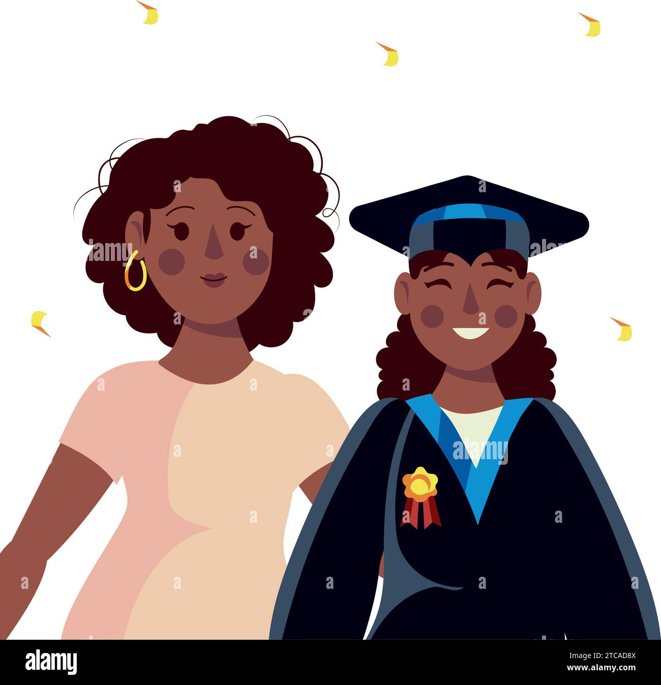 Mom graduate Stock Vector Images - Alamy