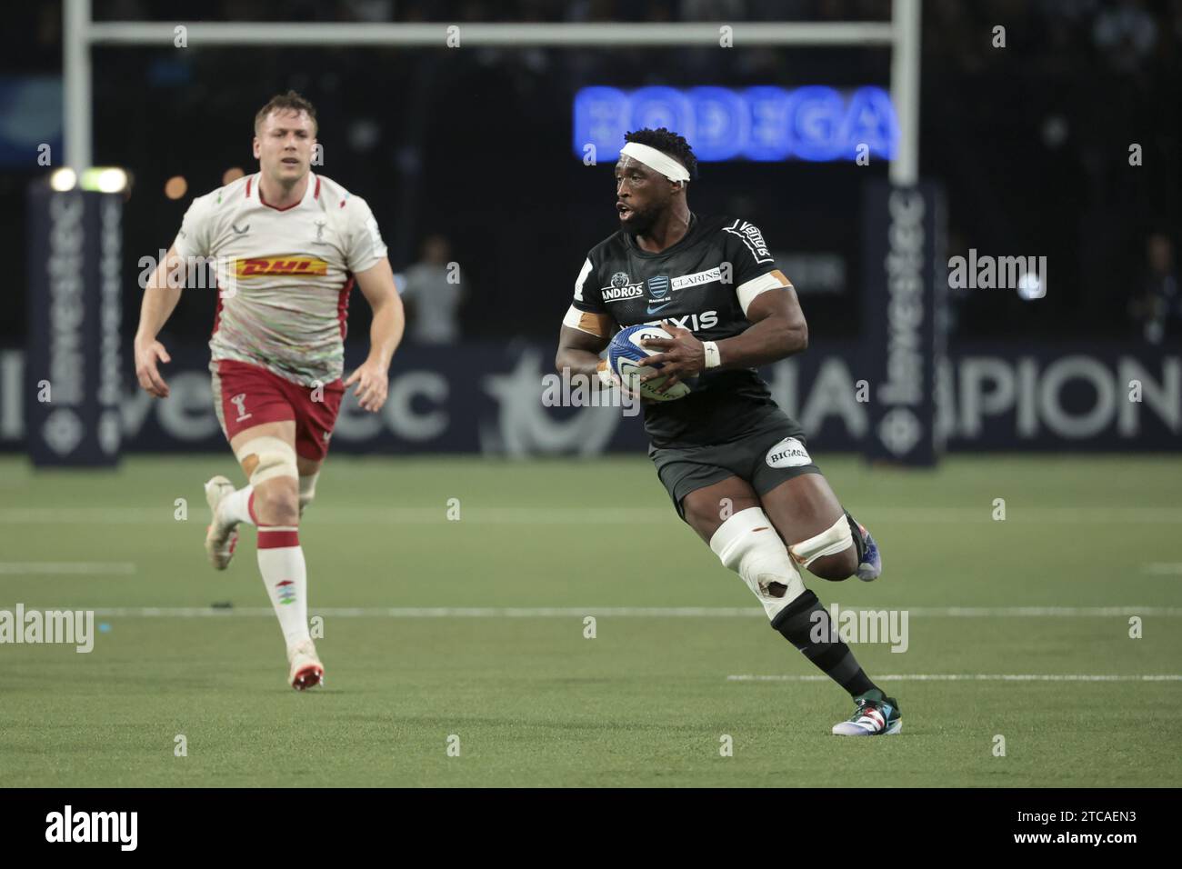 Siya Kolisi of Racing 92 during the EPCR Champions Cup, Pool 2 rugby