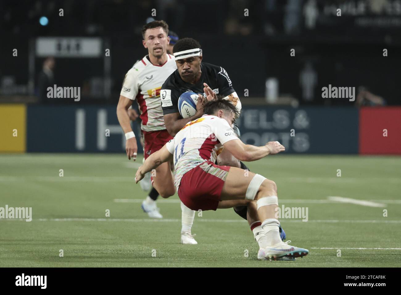 Vinaya Habosi of Racing 92 during the EPCR Champions Cup, Pool 2 rugby