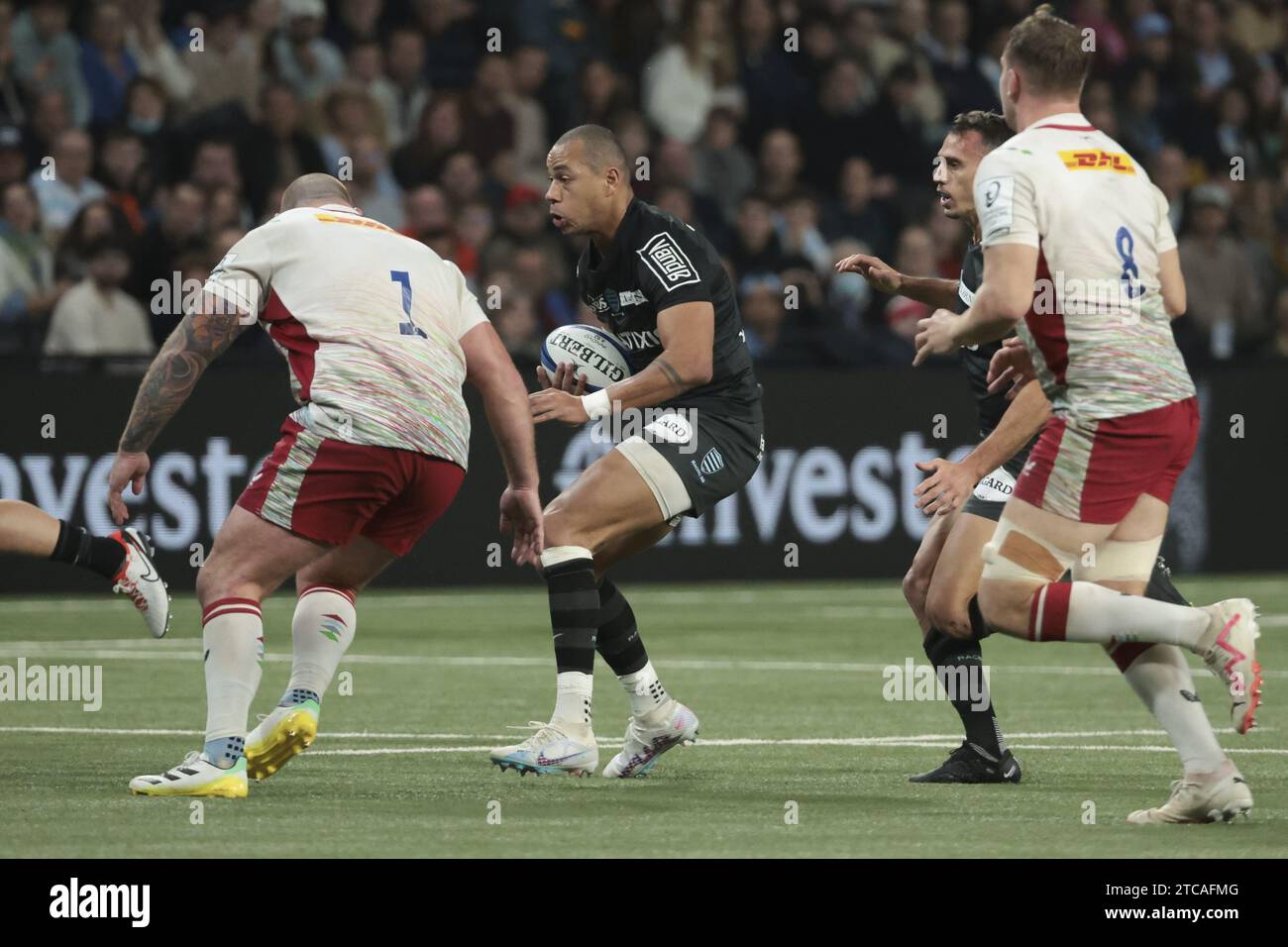 Gael Fickou of Racing 92 during the EPCR Champions Cup, Pool 2 rugby