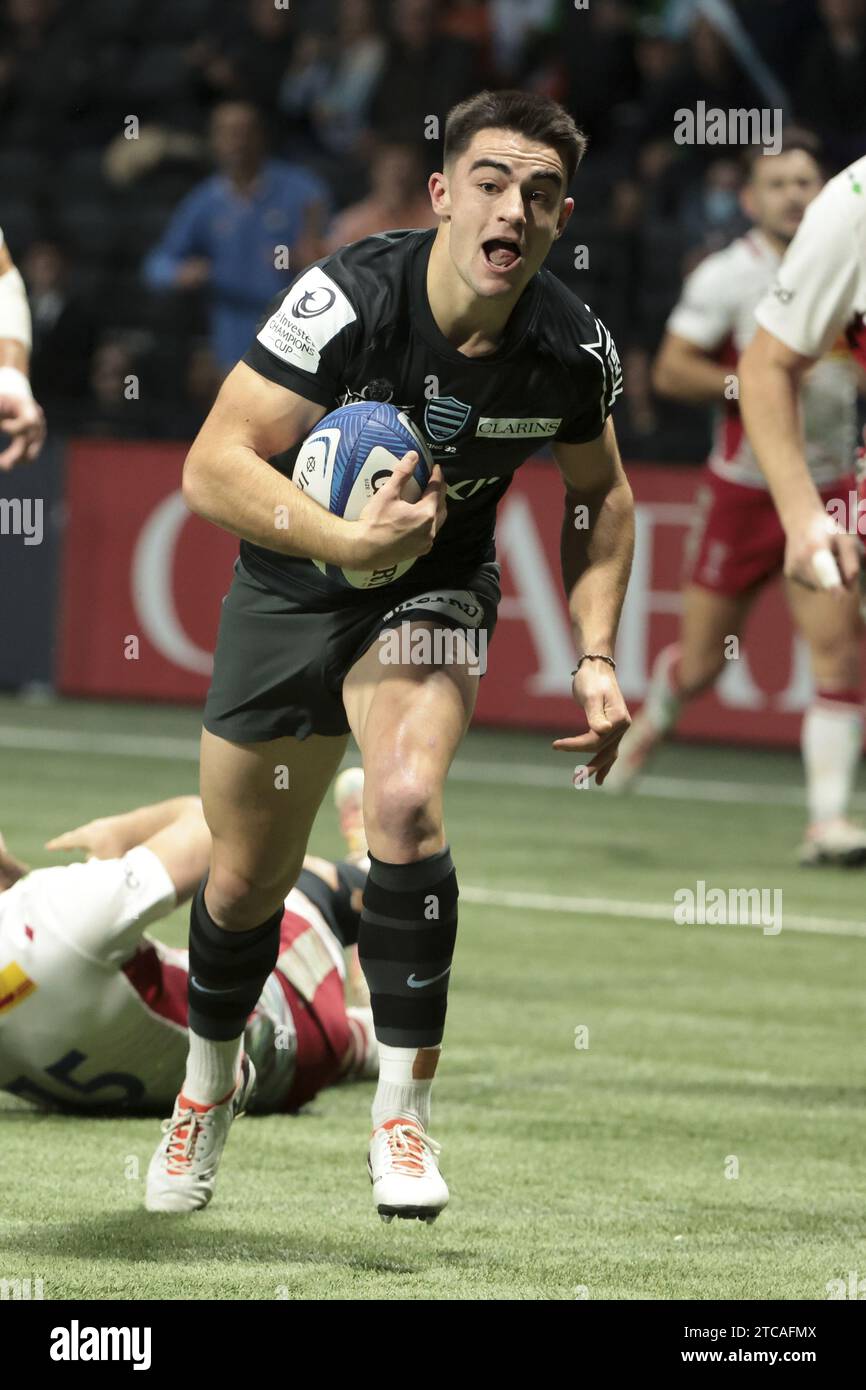 Nolann Le Garrec of Racing 92 during the EPCR Champions Cup, Pool 2