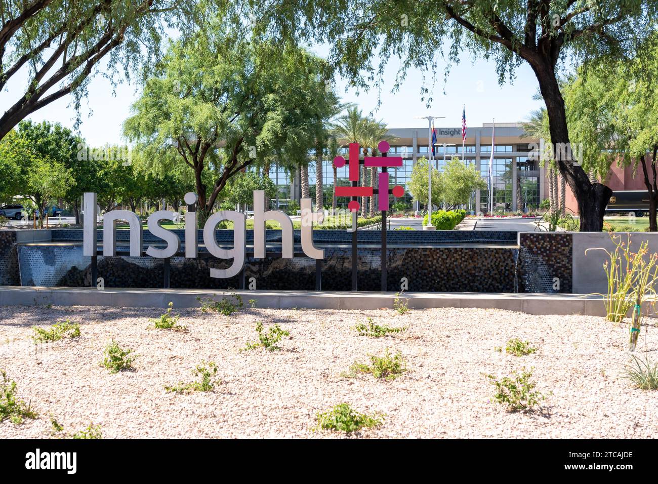 Insight headquarters in Chandler, Arizona, United States Stock Photo