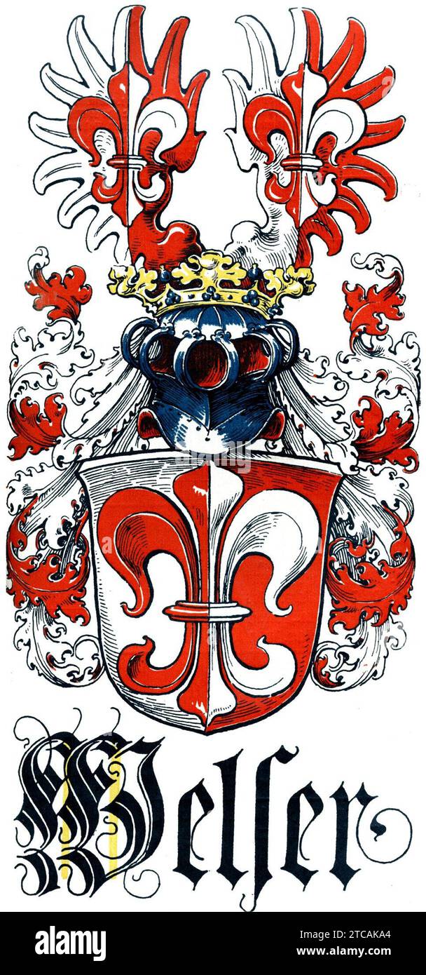 Welser-Wappen MK1923. Stock Photo