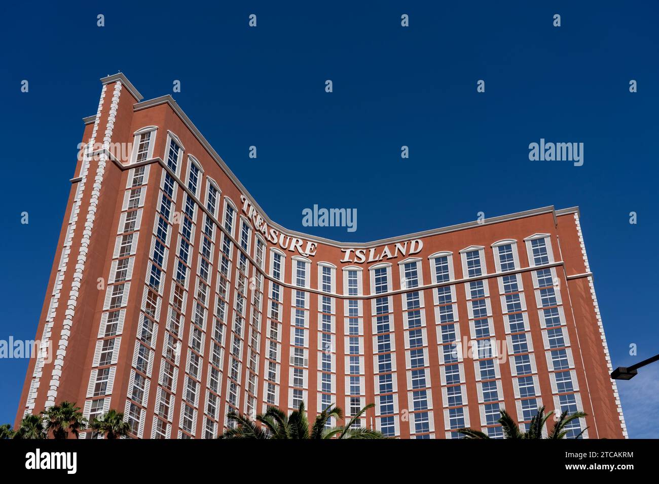 Treasure Island on the Strip of Las Vegas, Nevada, United States Stock Photo