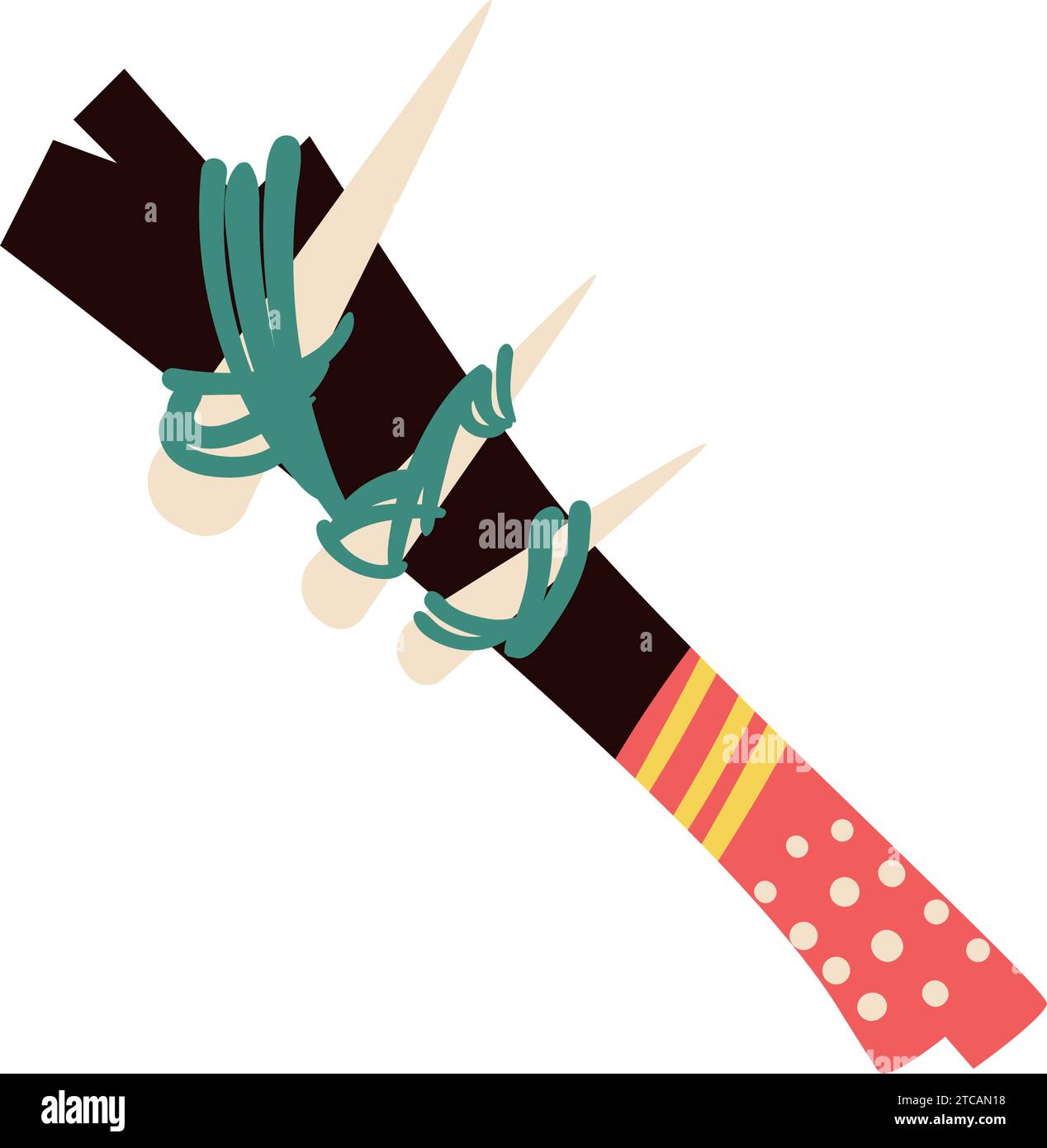 Native American Weapon With Teeth Stock Vector Image Art Alamy native-american-weapon-with-teeth-stock-vector-image-art-alamy