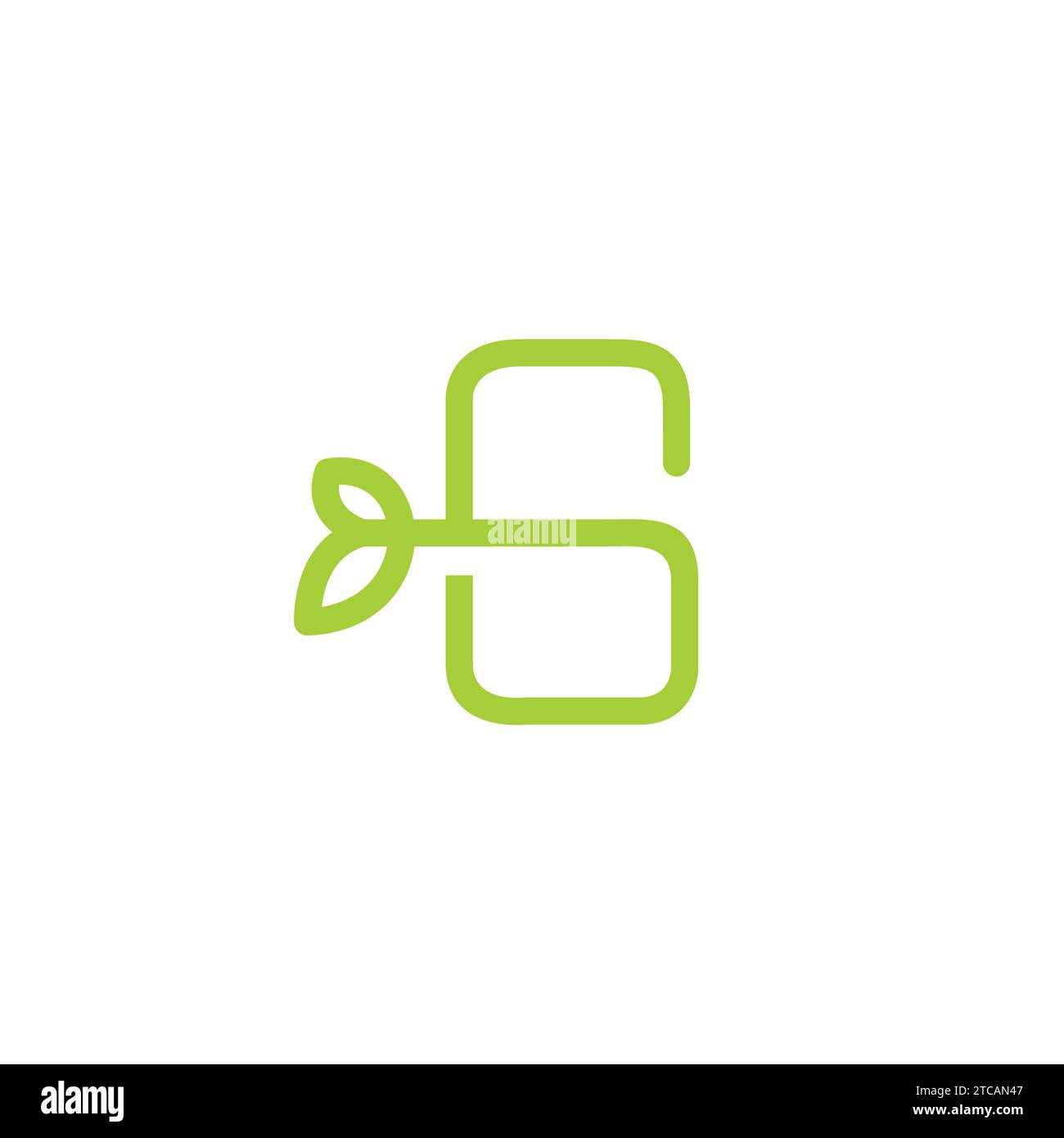 G Nature Logo Simple. Letter g leaf logo Stock Vector