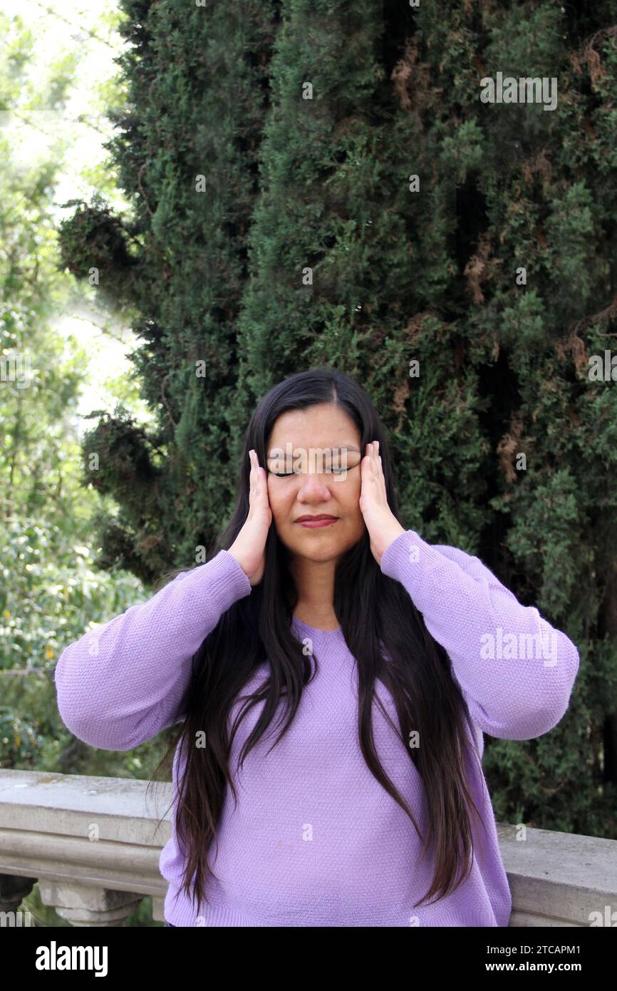 Latina woman chubby hi-res stock photography and images - Alamy