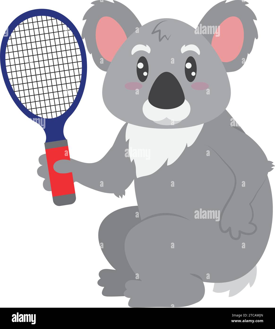 australia tennis koala with racket Stock Vector Image & Art - Alamy