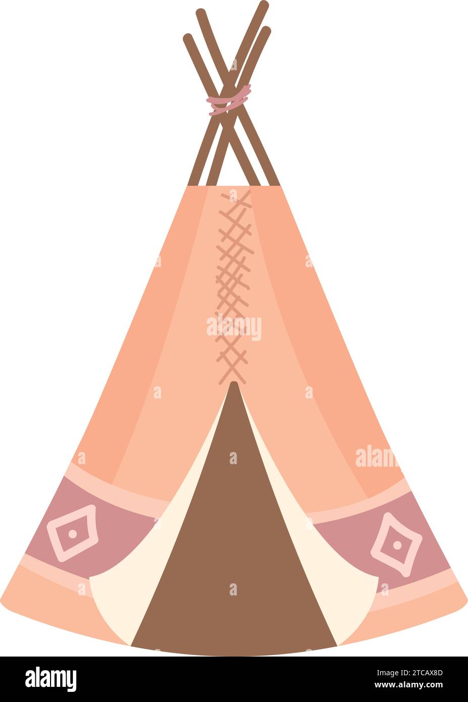 teepee native american isolated Stock Vector Image Art Alamy