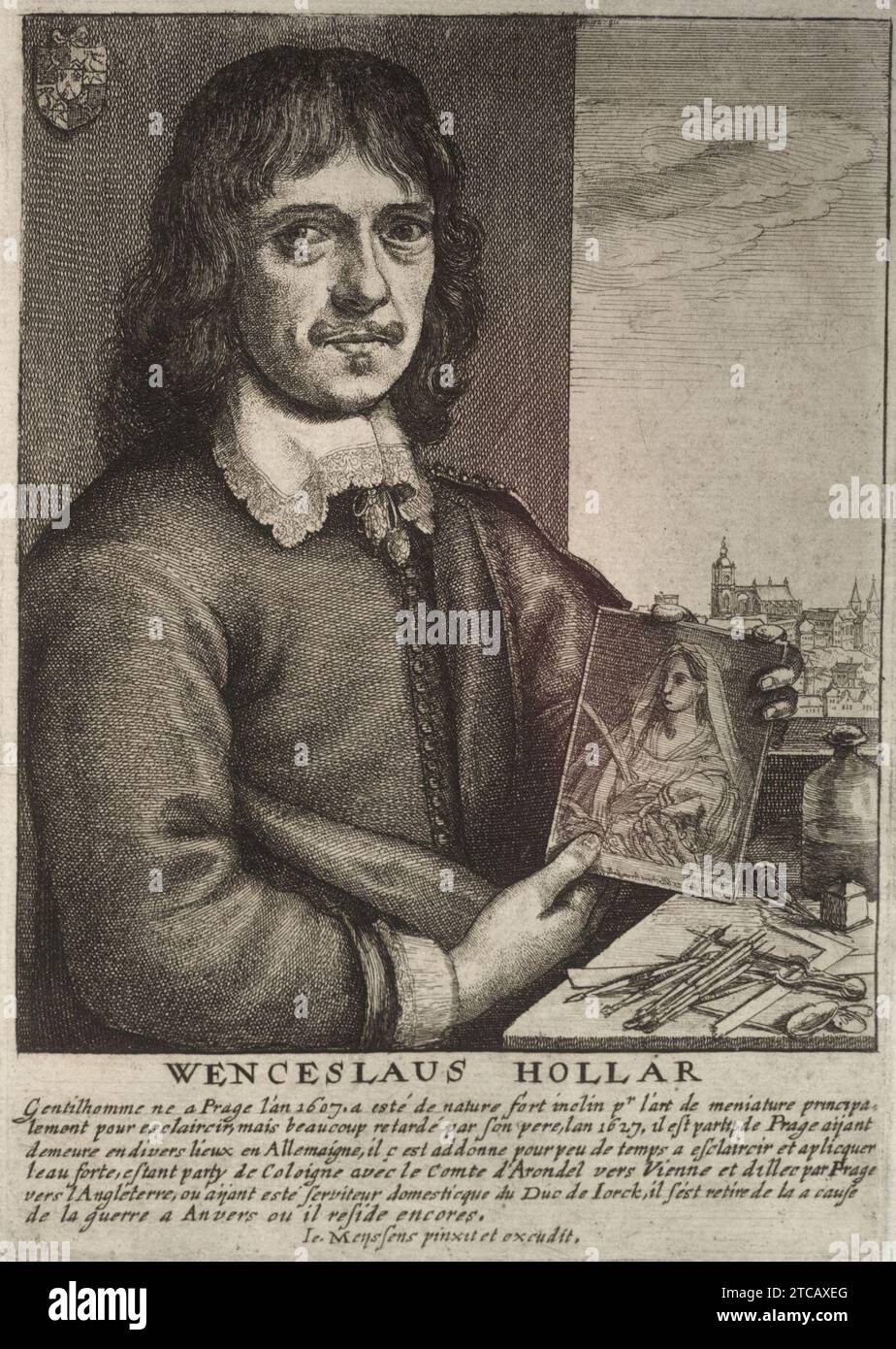 Wenceslas Hollar - Wenceslaus Hollar (State 2). Stock Photo