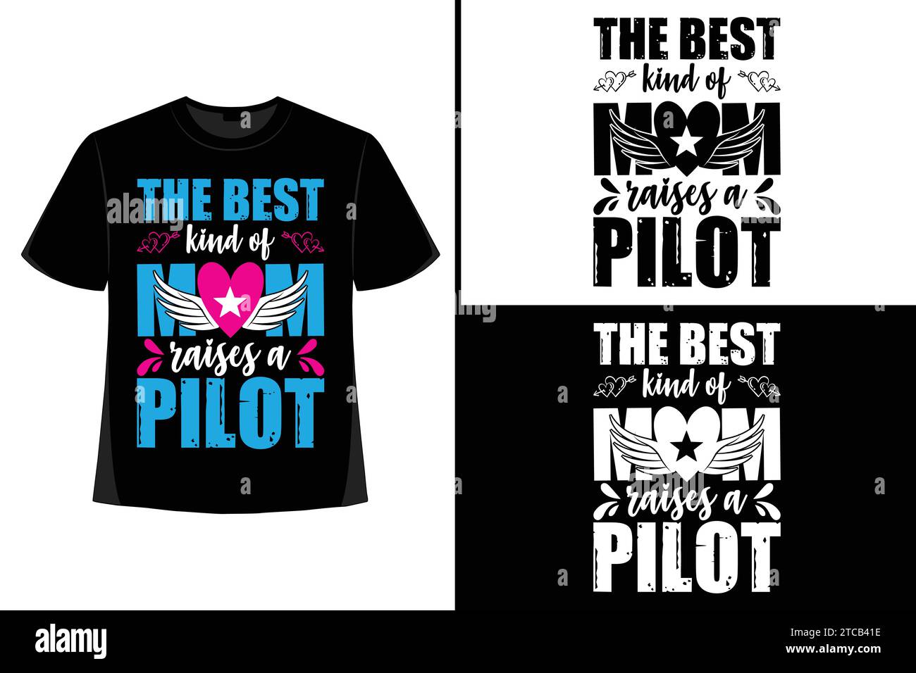 The Best Kind Of Mom Raises A Pilot Flower Gift T-Shirt The Best Kind Of Mom Raises A Pilot Flower Gift T-Shirt