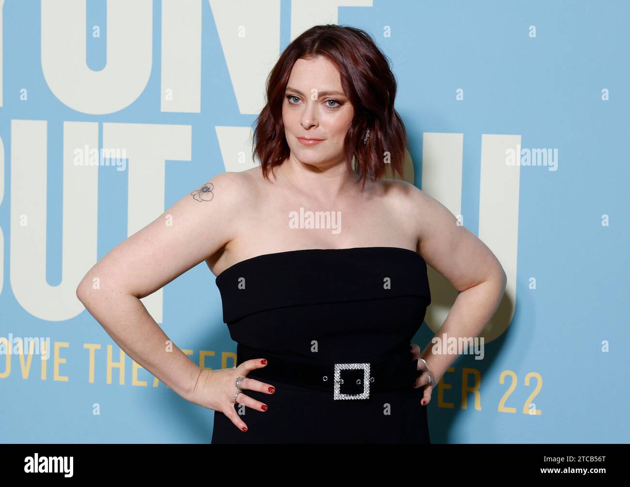 New York, United States. 11th Dec, 2023. Rachel Bloom arrives on 