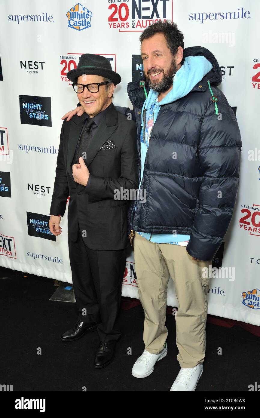 New York, USA. 11th Dec, 2023. L-R: Rob Schneider and Adam Sandler ...