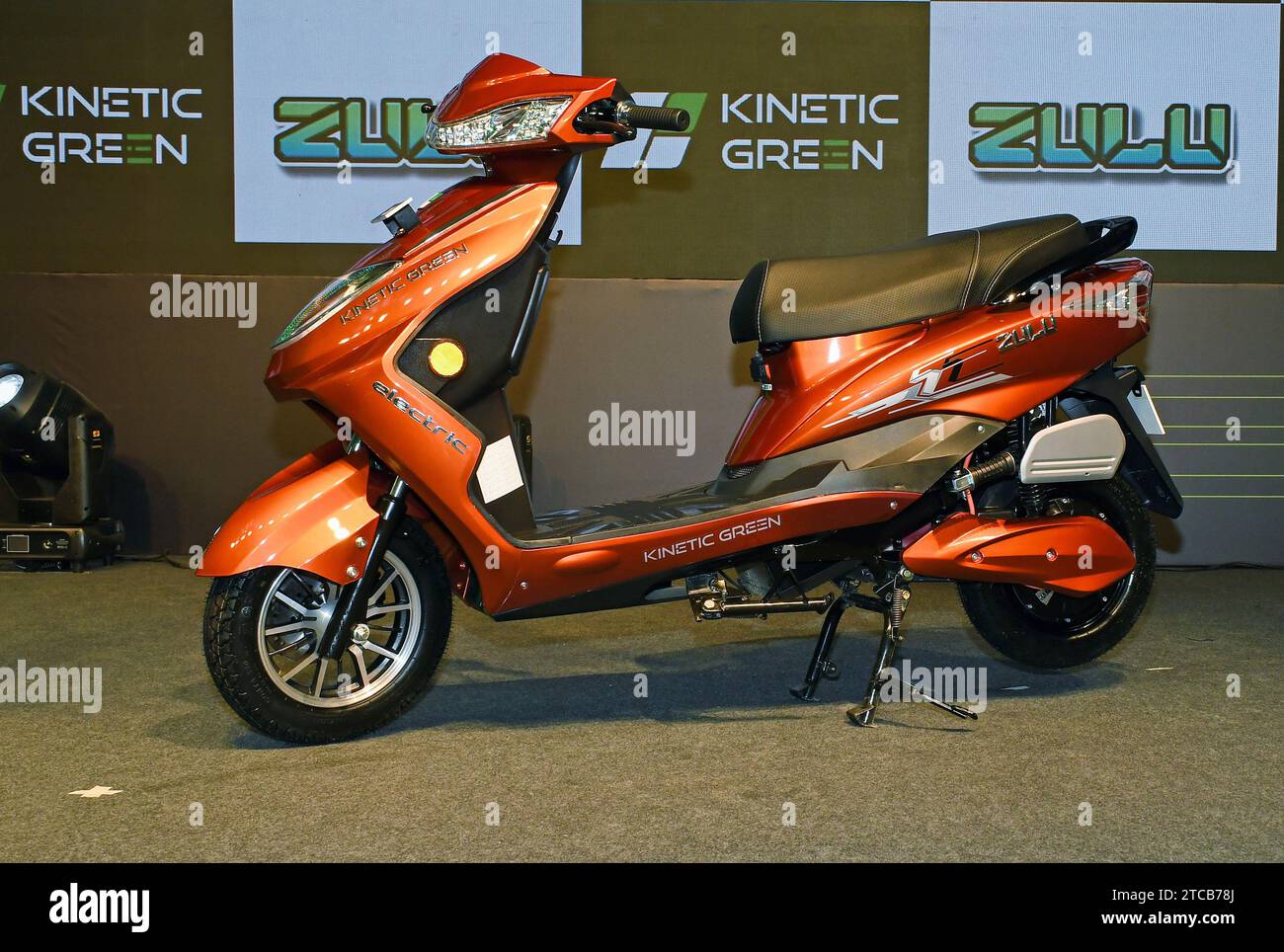Mumbai, India. 11th Dec, 2023. Zulu, electric scooter is seen on