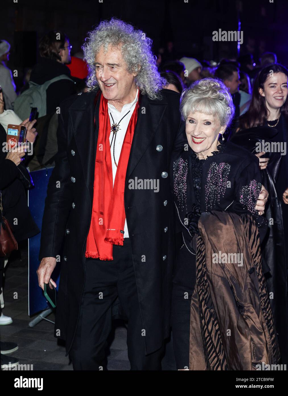 London, UK. 11th Dec, 2023. Brian May and Anita Dobson at the London
