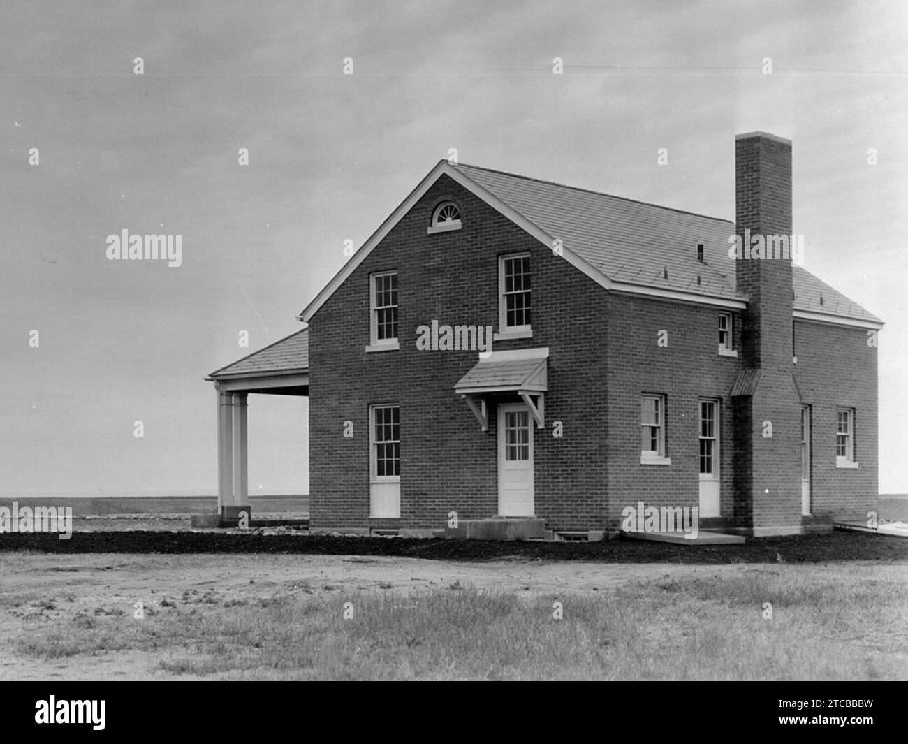 Westhope ND border station 1937 Stock Photo Alamy