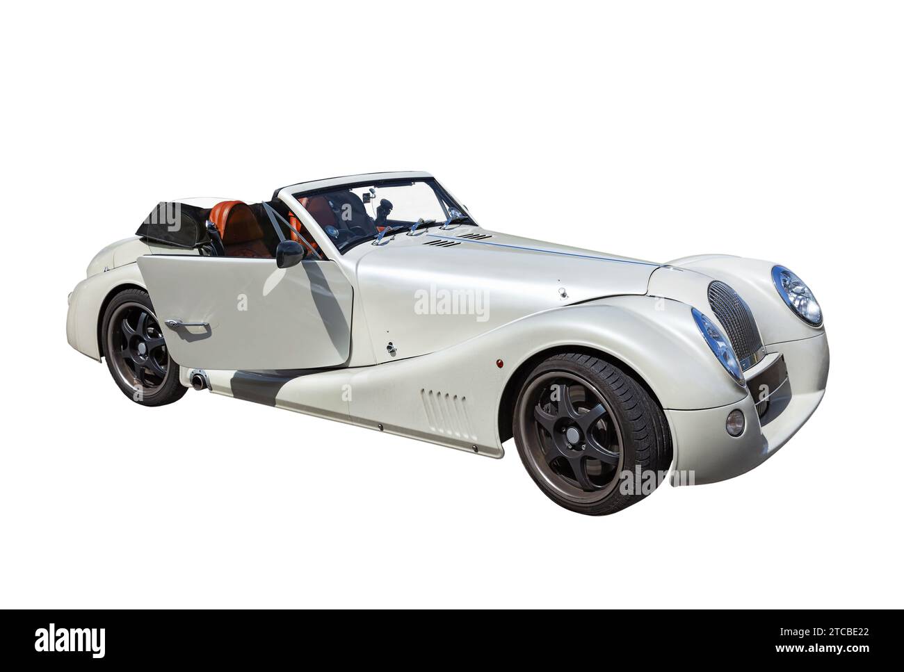 beautiful vintage car isolated on white background Stock Photo - Alamy