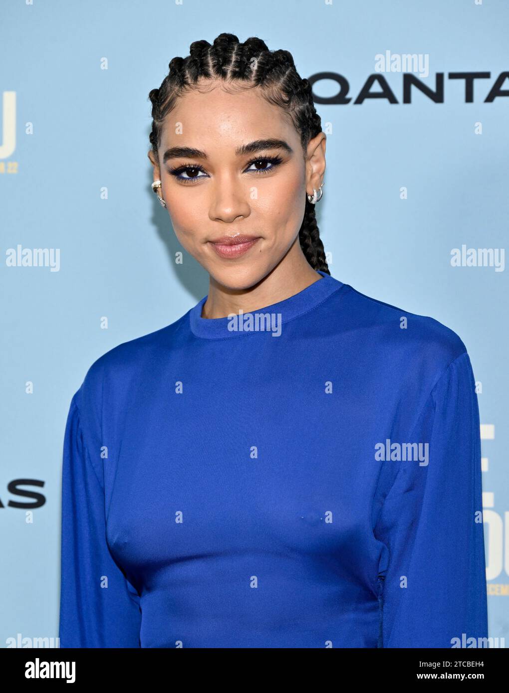 Alexandra Shipp attends the premiere of