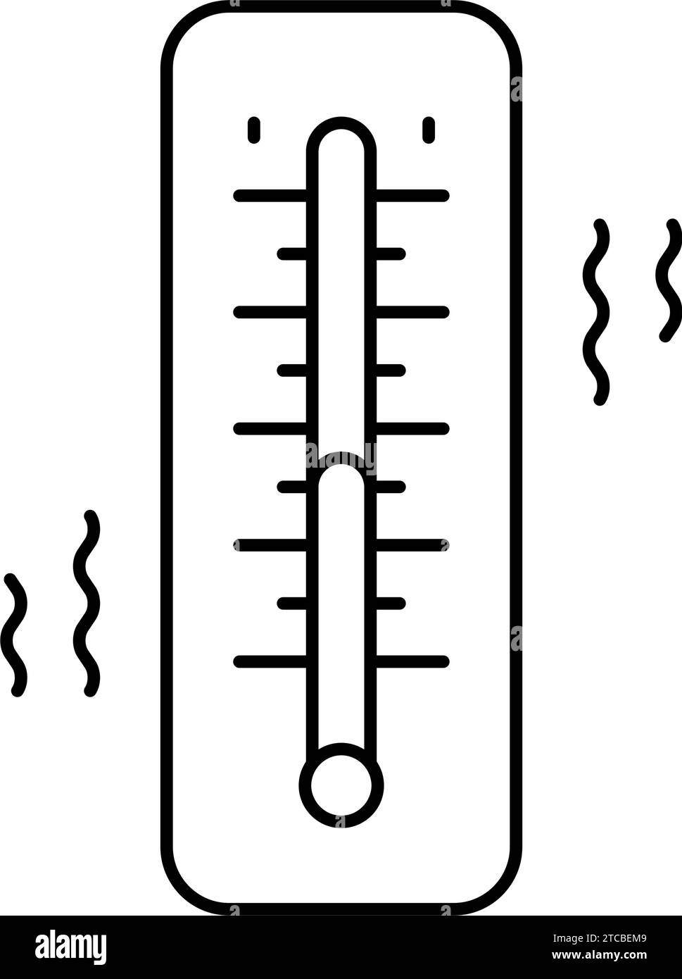 Sticker thermometer Black and White Stock Photos & Images - Alamy