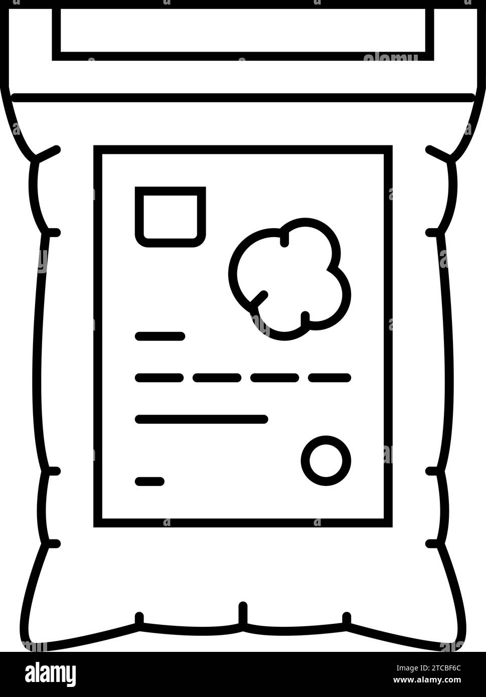 cotton balls hygiene line icon vector illustration Stock Vector Image