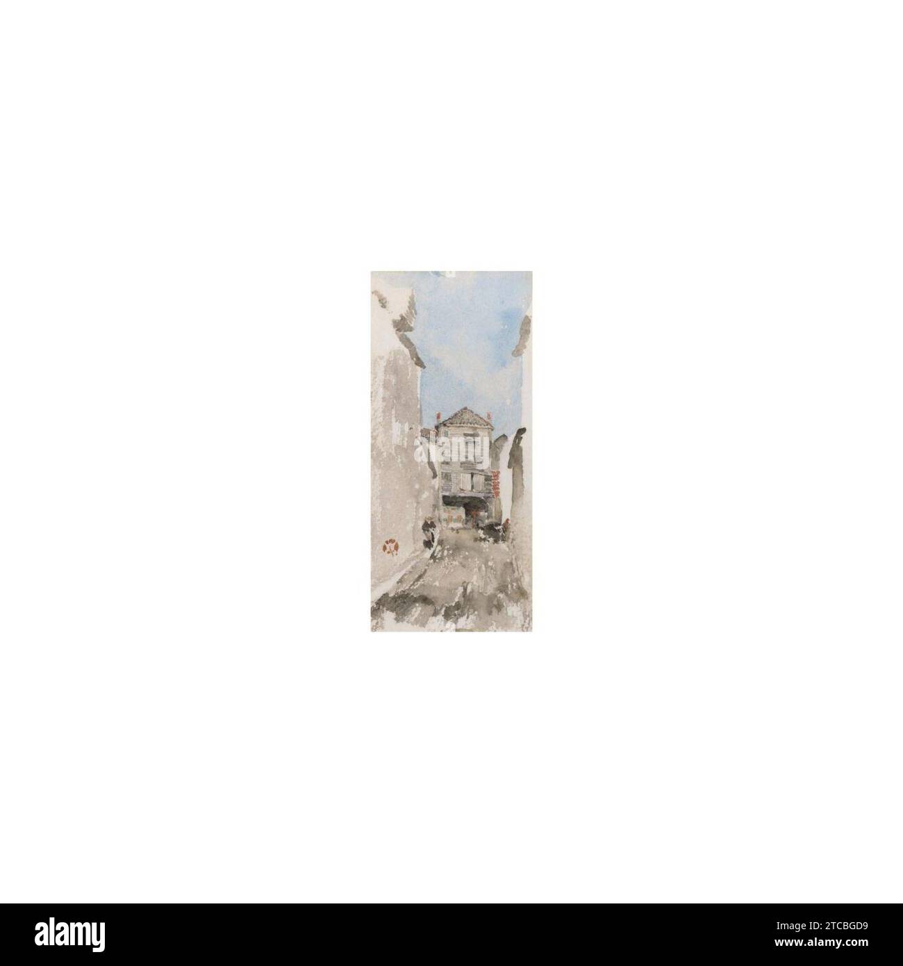 Whistler Street Scene, lot.32 Stock Photo Alamy