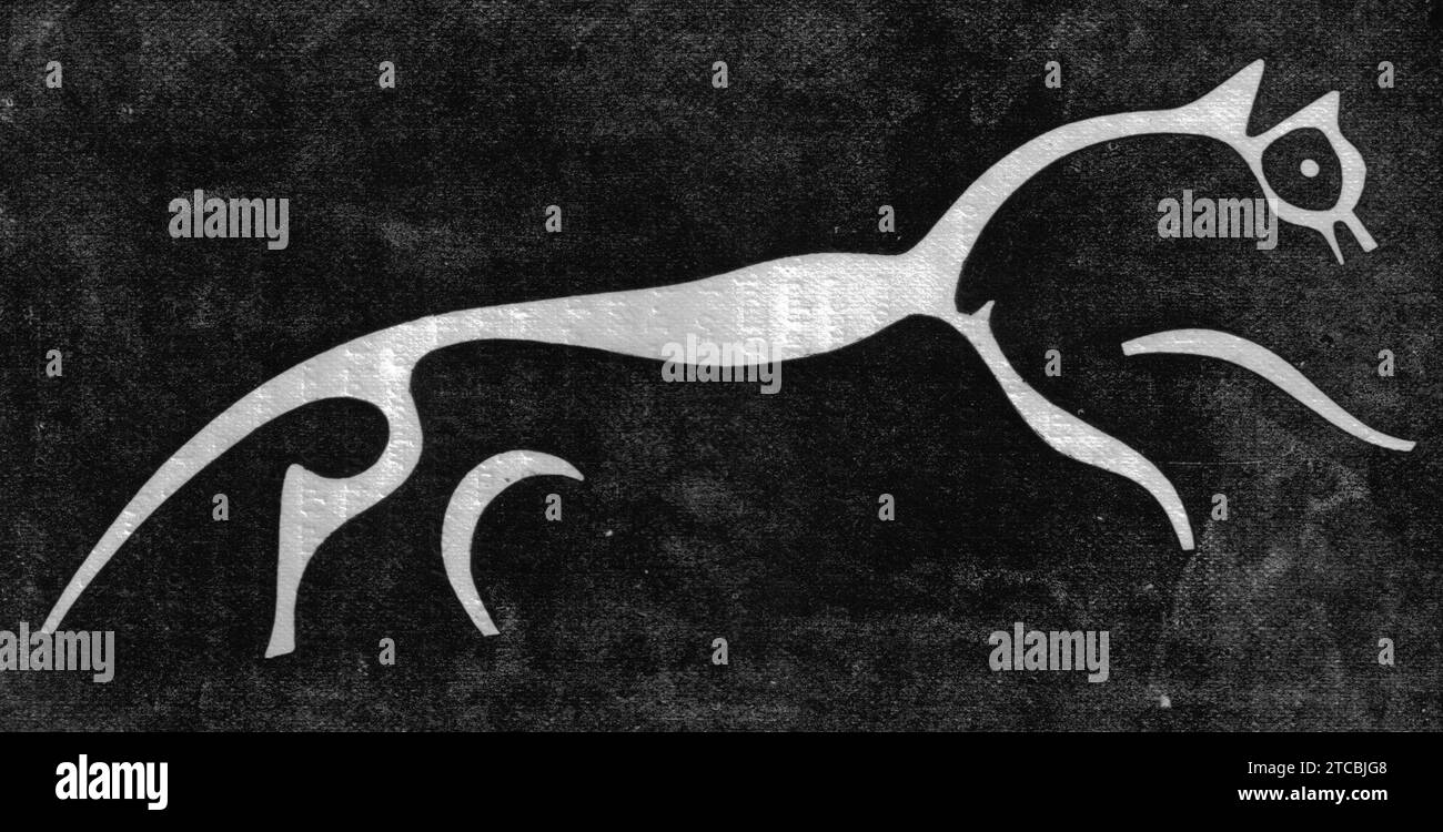 White Horse of Uffington Stock Photo Alamy