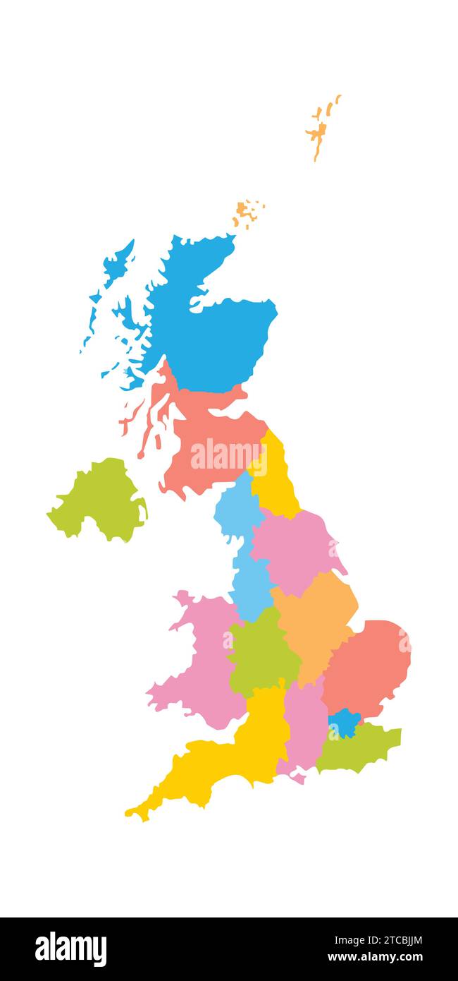 Vector united kingdom map vector - Vector United Kingdom Map Vector Design 2TCBJJM