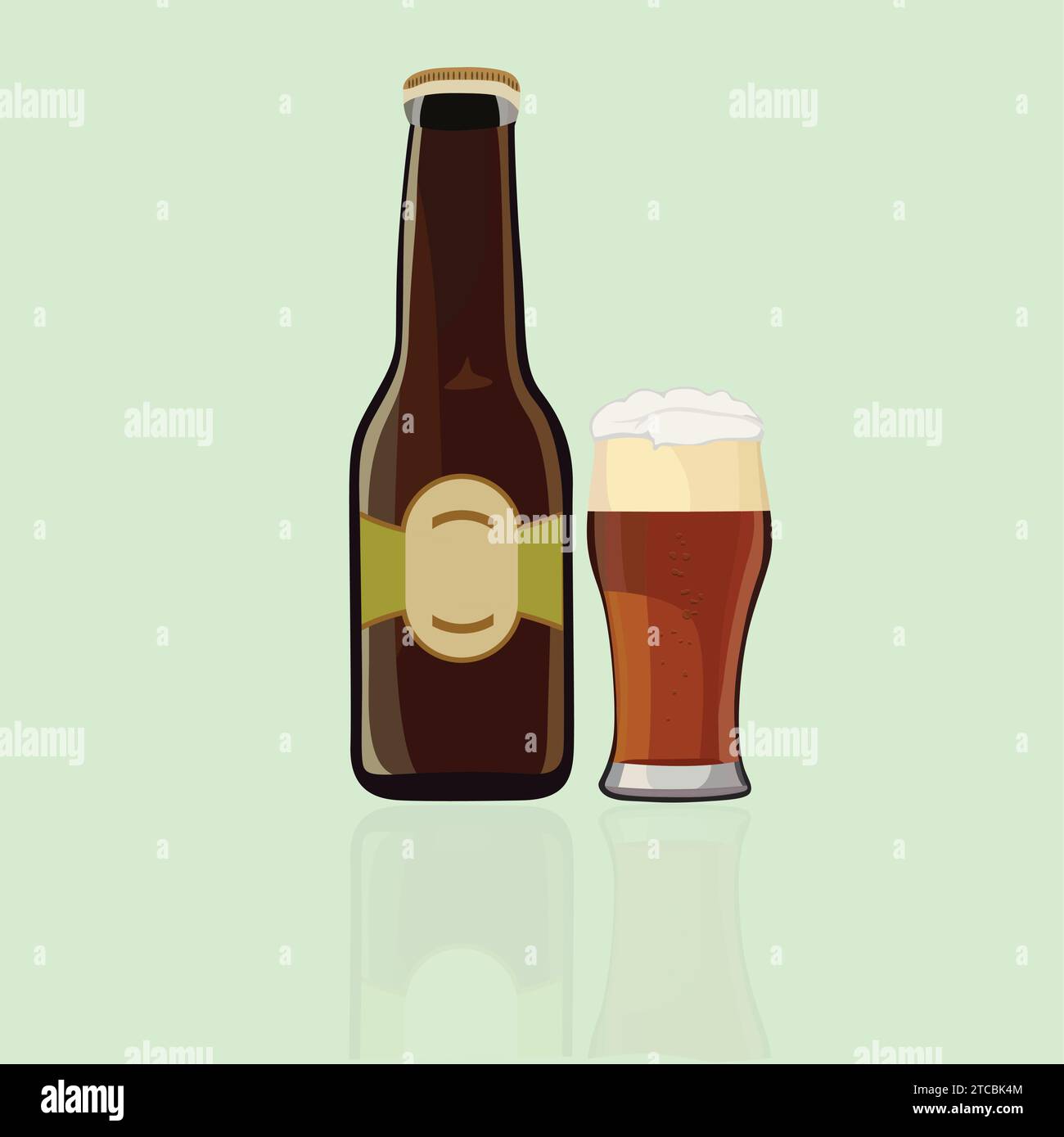 international beer day event in vector format with mugs Stock Vector