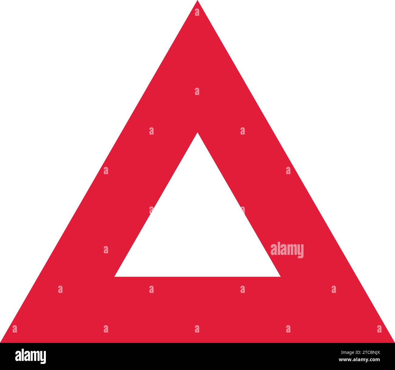 Hong Kong city traffic and road Temporary, Red Ring signs in bulk as a