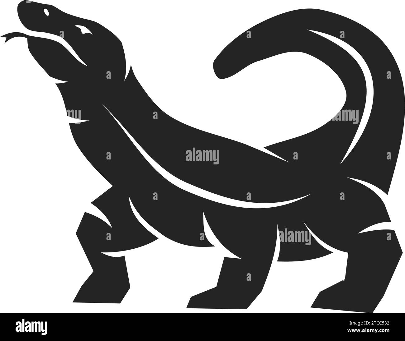 Komodo dragon Stock Vector Images - Alamy