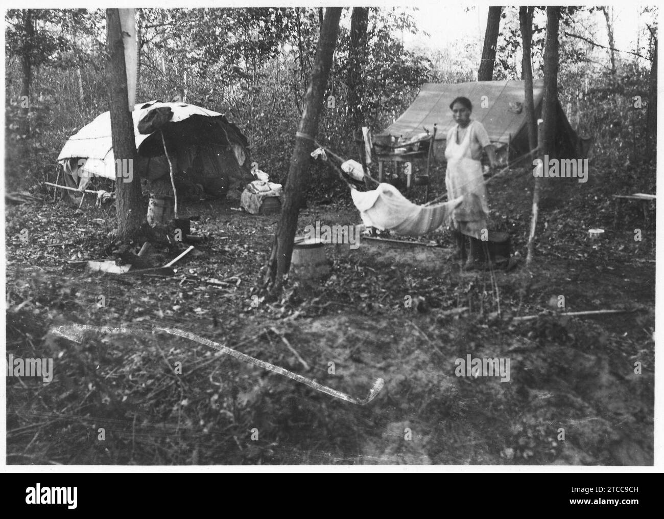 Wild rice camp. Rural Minnesota Stock Photo Alamy