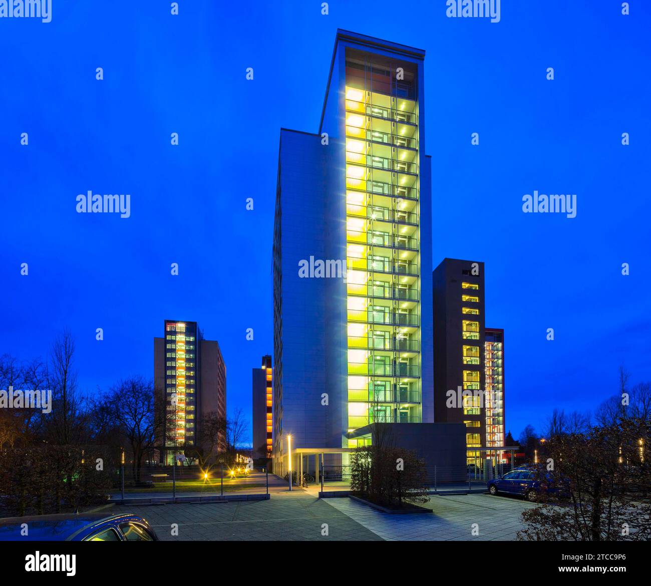 Student residences in Dresden Stock Photo Alamy
