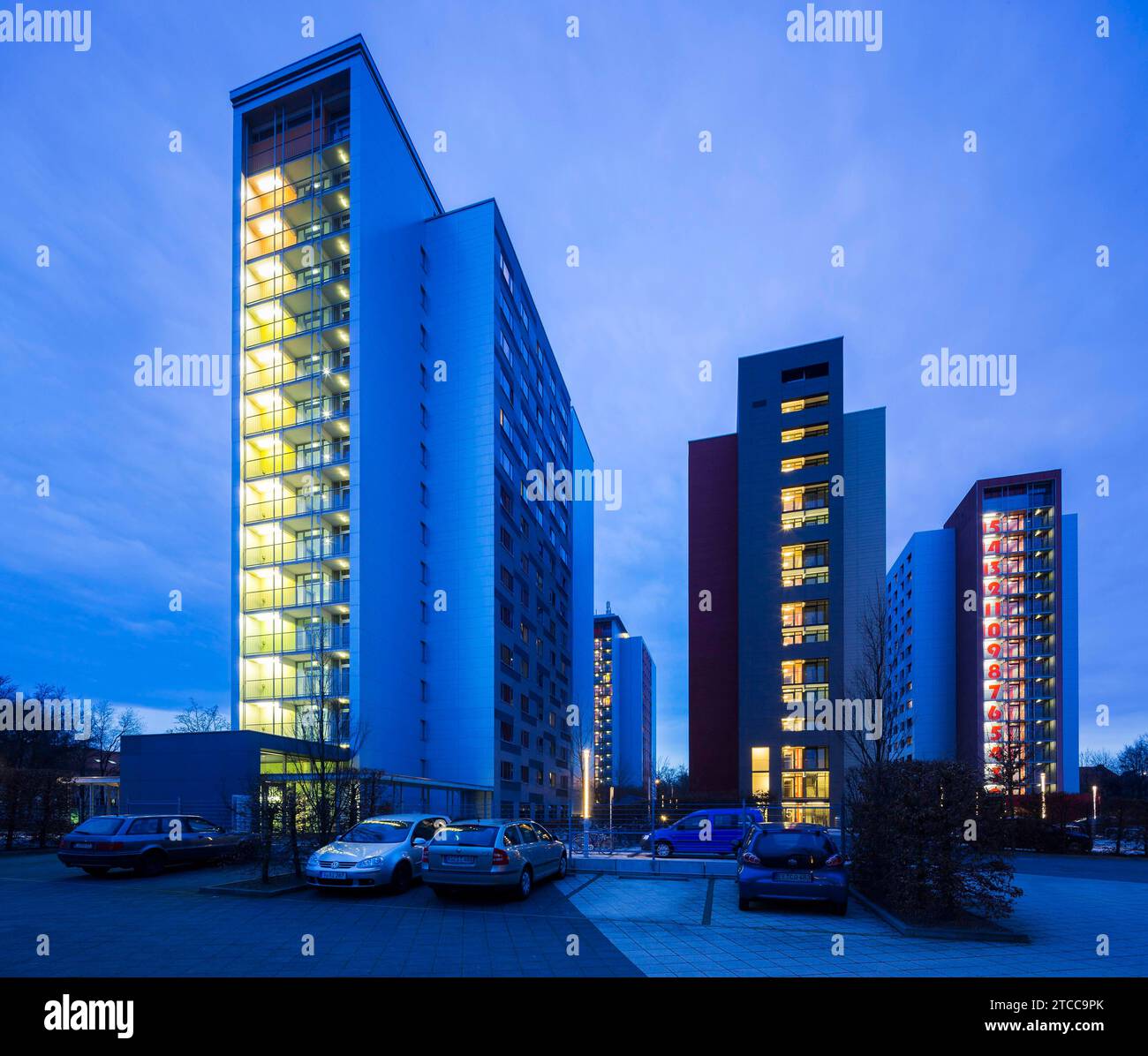 Student residences in Dresden Stock Photo Alamy