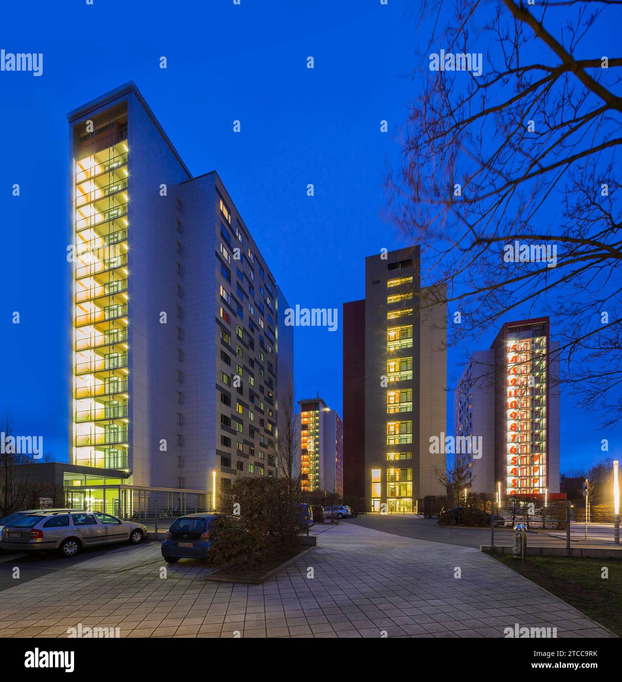 Student residences in Dresden Stock Photo Alamy