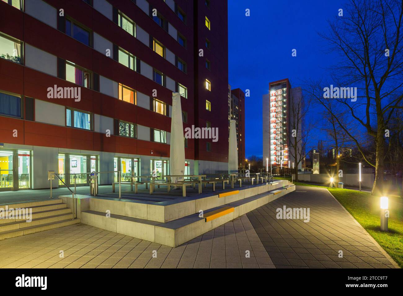 Student residences in Dresden Stock Photo Alamy