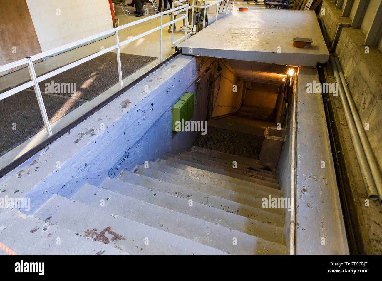 Stasi bunker Luebschuetzer Teiche Stock Photo Alamy