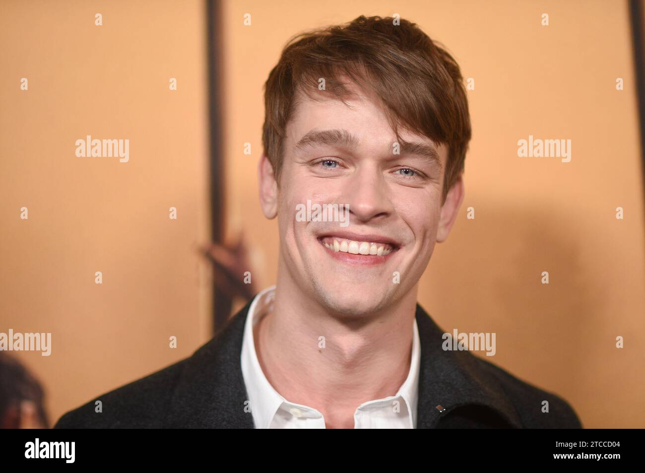 Thomas Elms attends the premiere of "The Boys in the Boat" on Monday