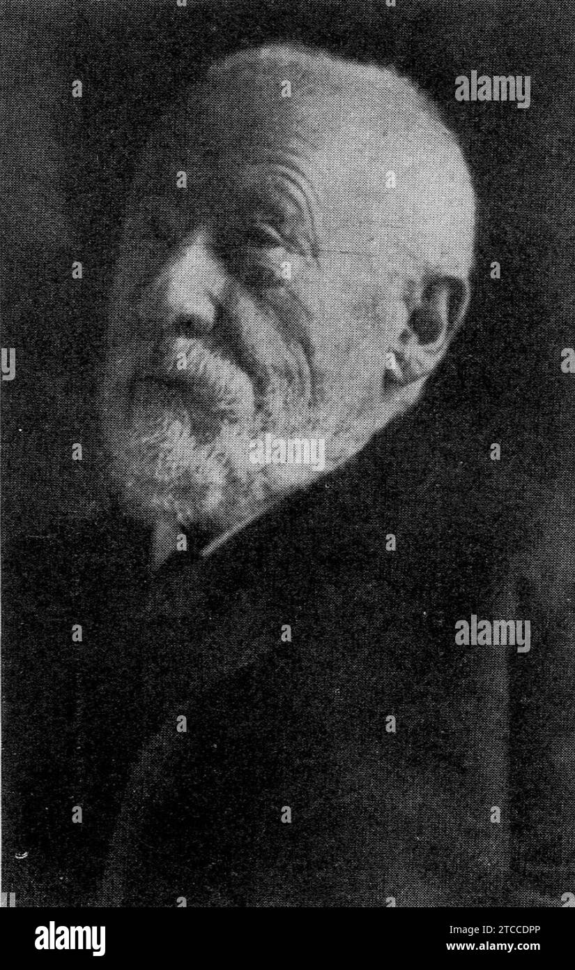 Wilhelm Dilthey. Stock Photo