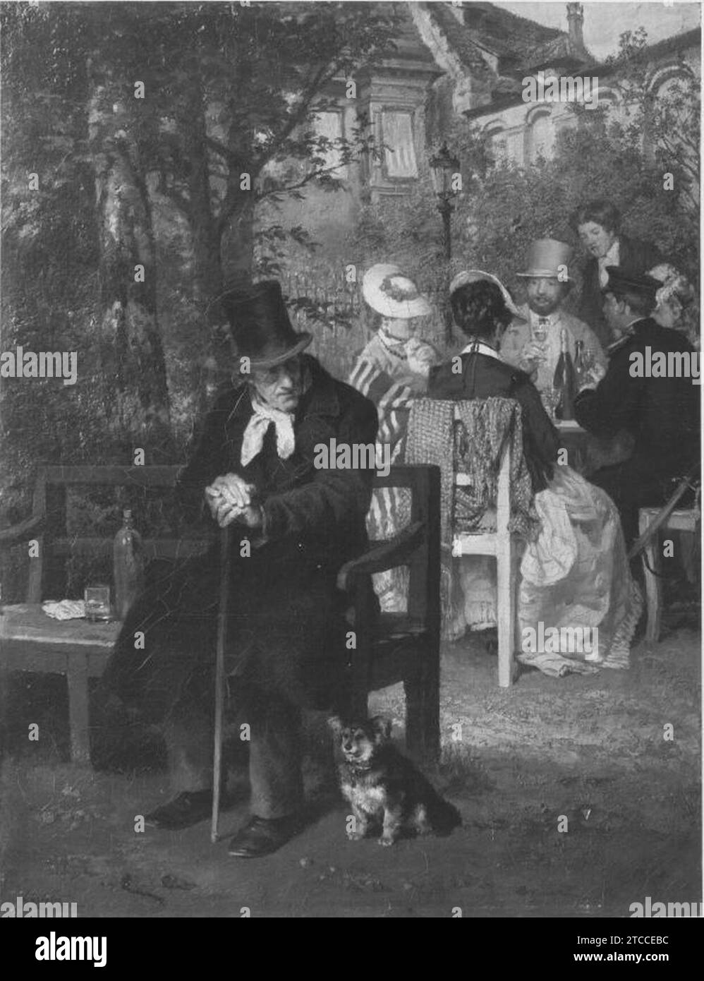 Wilhelm Grögler – Der Hypochonder. Stock Photo