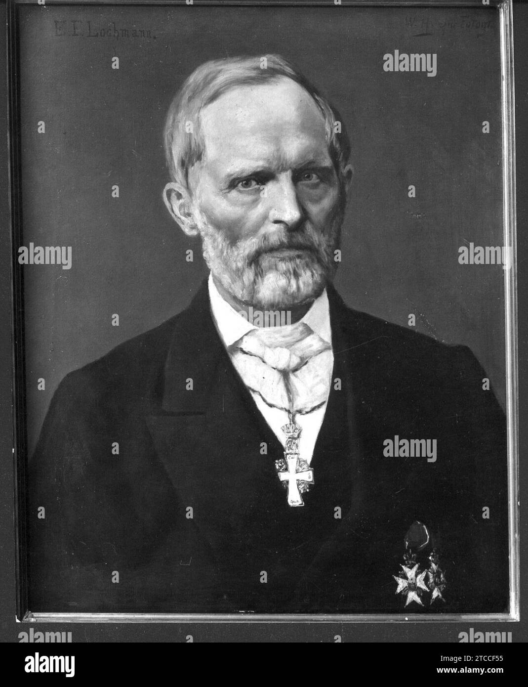 Wilhelm Holter - Portrett av Ernst Ferdinand Lochmann Stock Photo