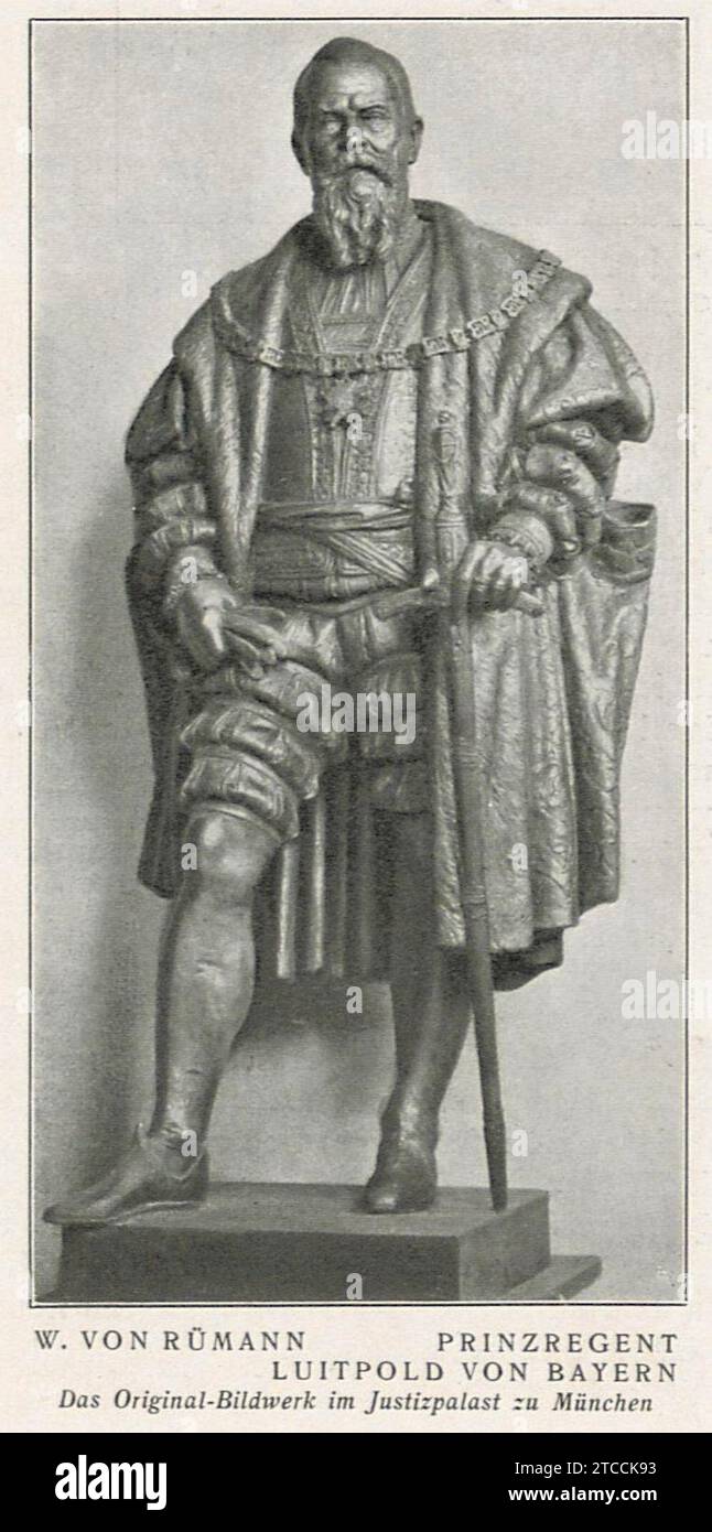Wilhelm von Rümann - Standbild Prinzregent Luitpold von Bayern im ...