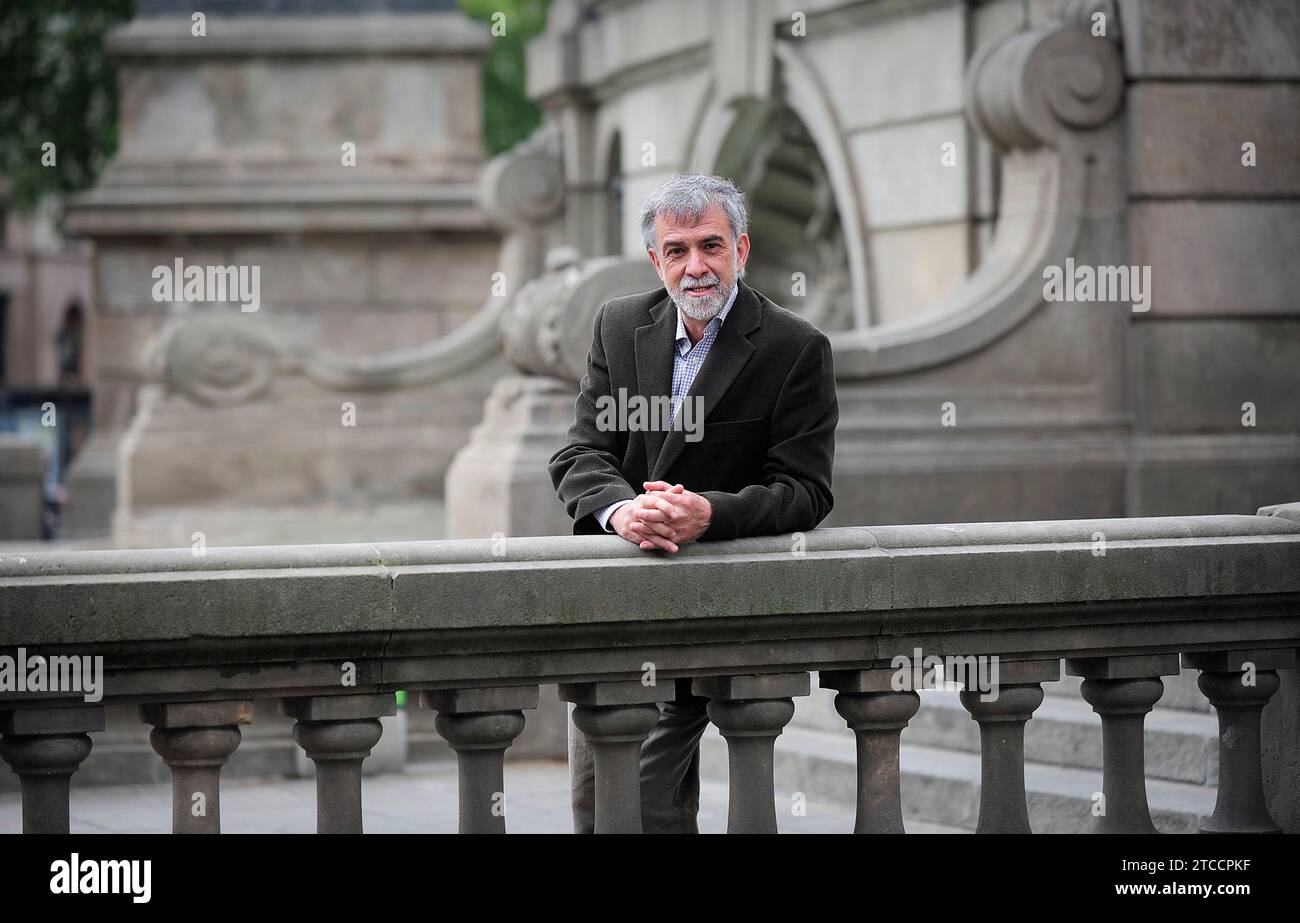 Barcelona. 05/14/2014. Interview with the writer Ignacio Morgado. Photos Ines Baucells. Archdc. Credit: Album / Archivo ABC / Inés Baucells Stock Photo