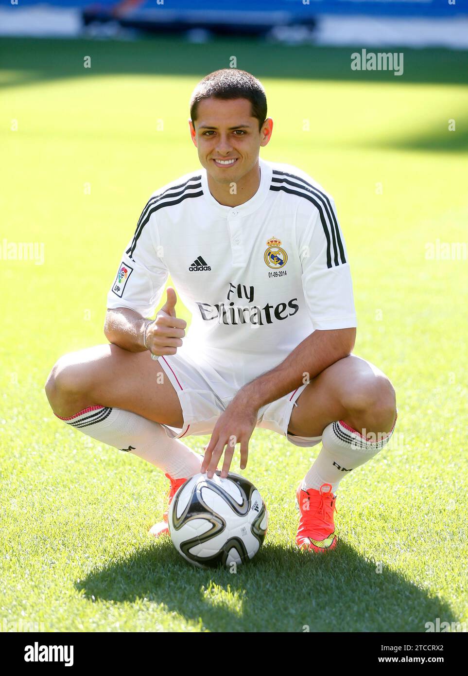 Madrid 1-09-2014 Presentation of the new Real Madrid player Javier