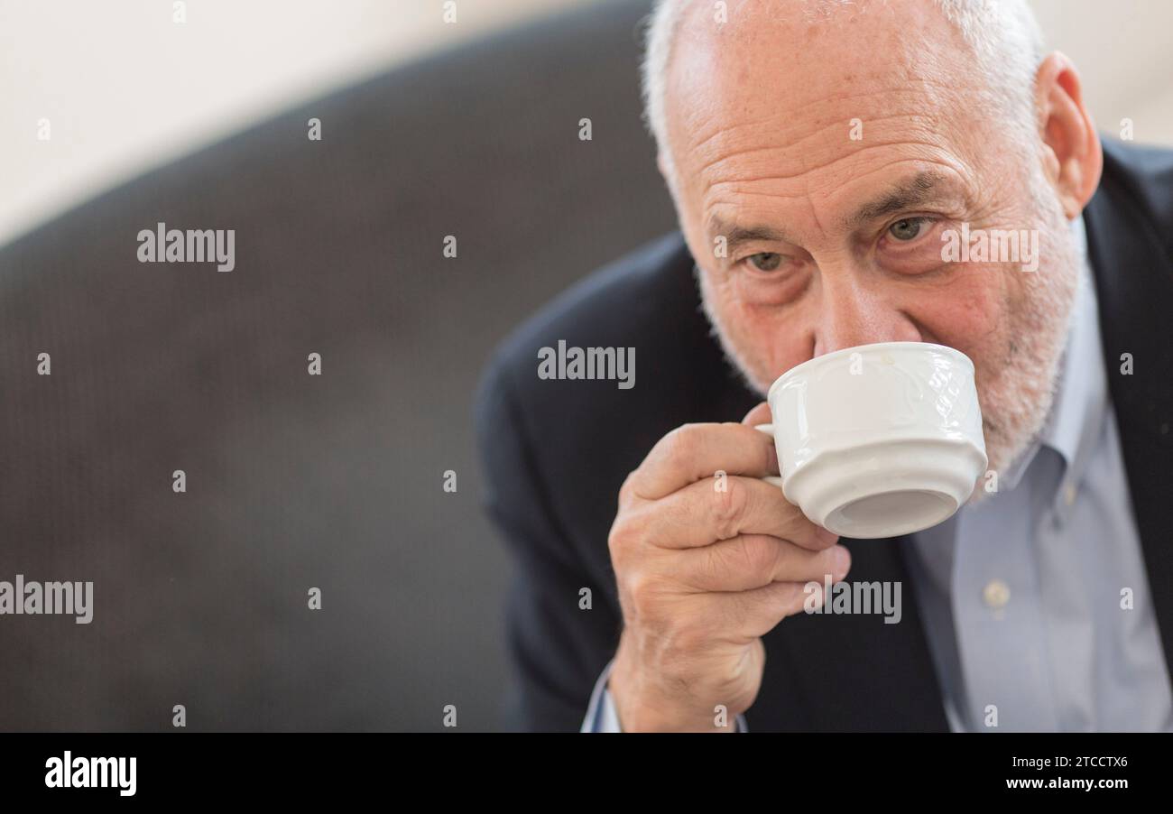 Madrid, 06/10/2016. Interview with Joseph E. Stiglitz, Nobel Prize