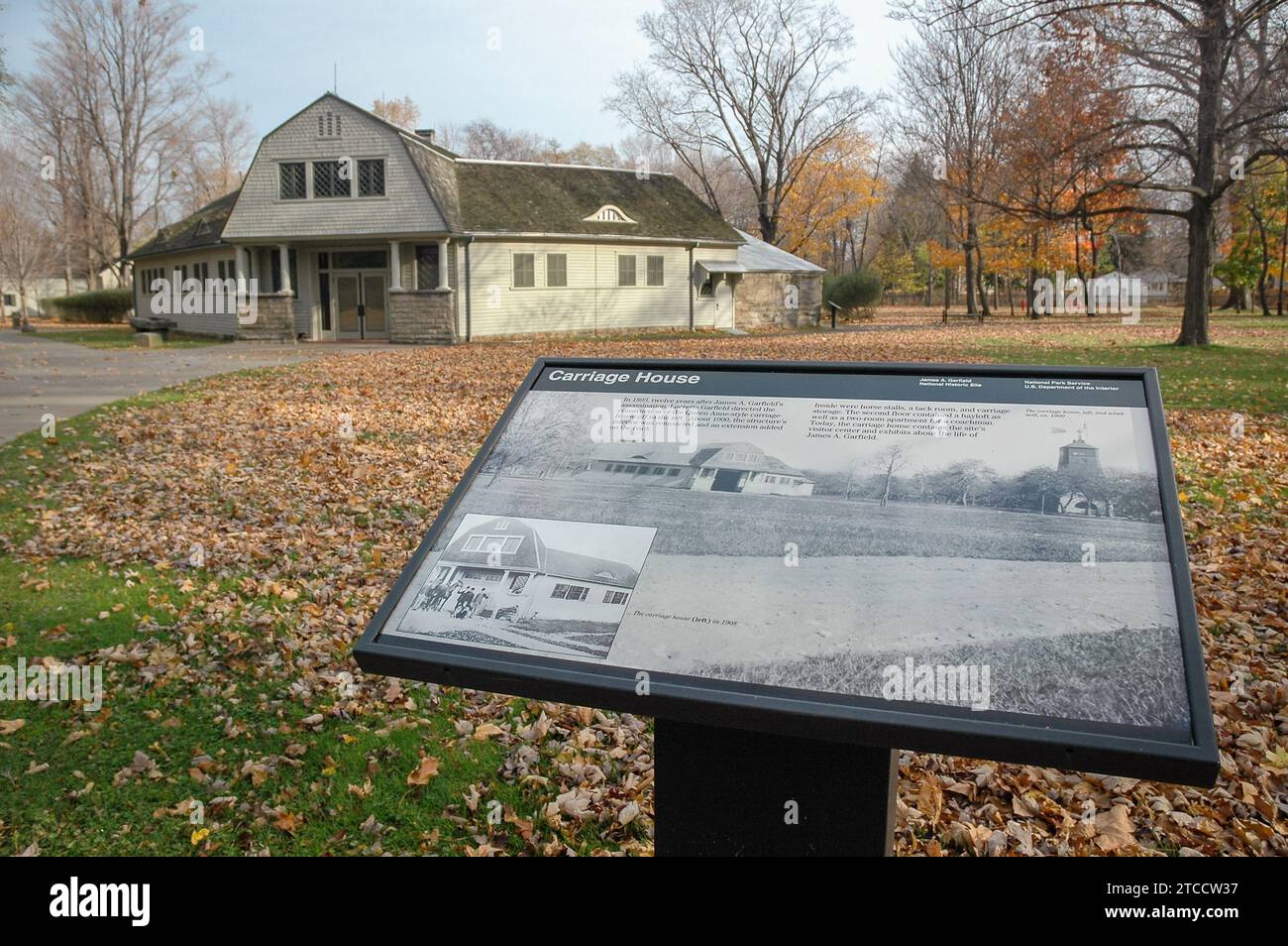 James A. Garfield National Historic Site in Mentor, Ohio Stock Photo ...
