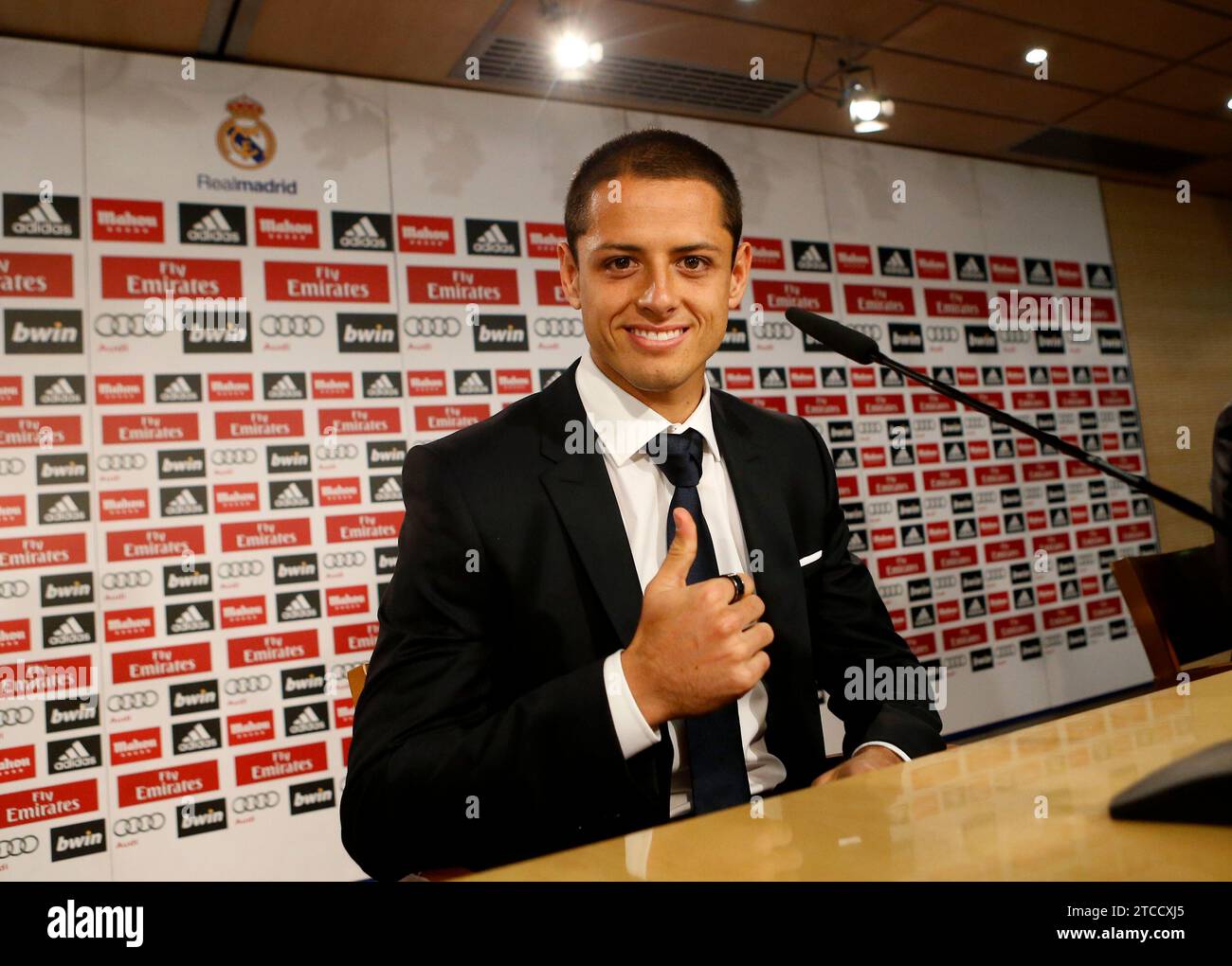 Madrid 1-09-2014 Presentation of the new Real Madrid player Javier