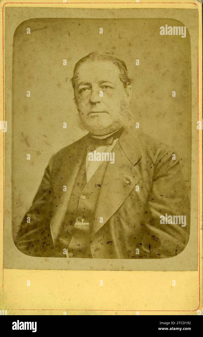 Willem Hendrik Dullert (1817-1881). Stock Photo